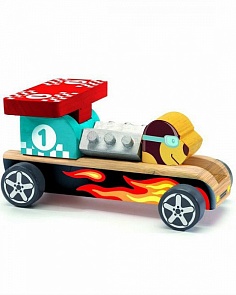 Конструктор Гоночная машина (Djeco, 06410k)